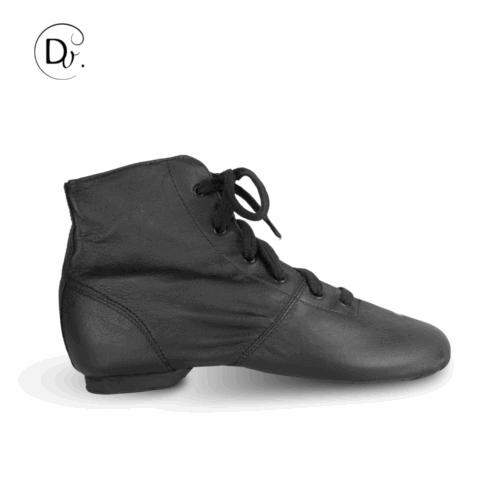 Clara bota piel jazz cordones