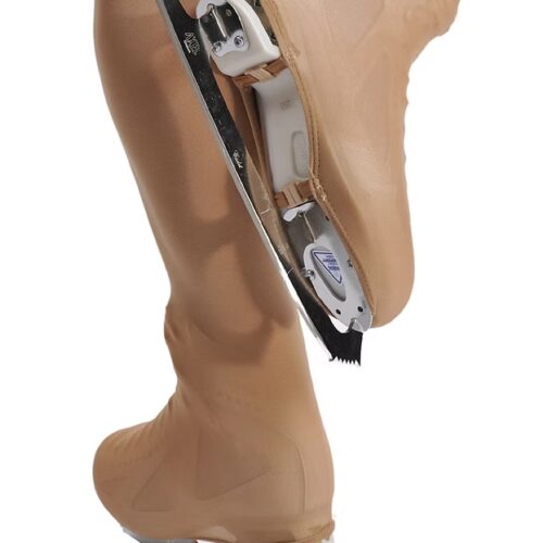 Medias patinaje con mosquetones 90 den Adulto