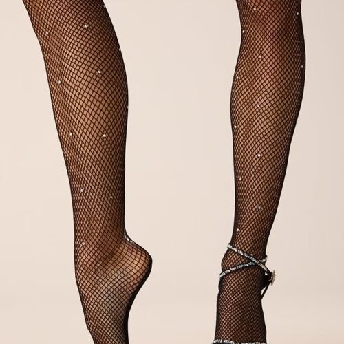 Medias Bailes Red con Strass
